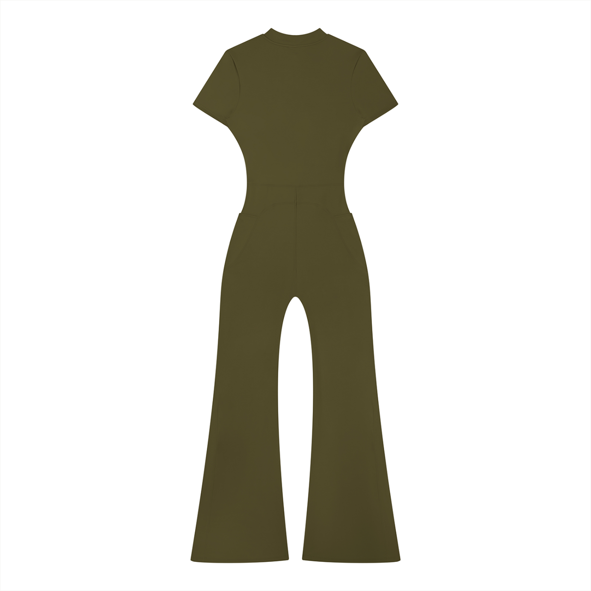 Faire | “Sleek” | Women’s Tight Flared Jumpsuit