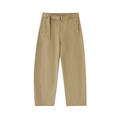 Faire Blanks | Belted Barrel-leg Chino Pants