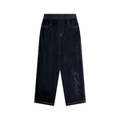 Faire | “Cursive” | Kid’s Unisex Straight Leg Elastic Waist Jeans