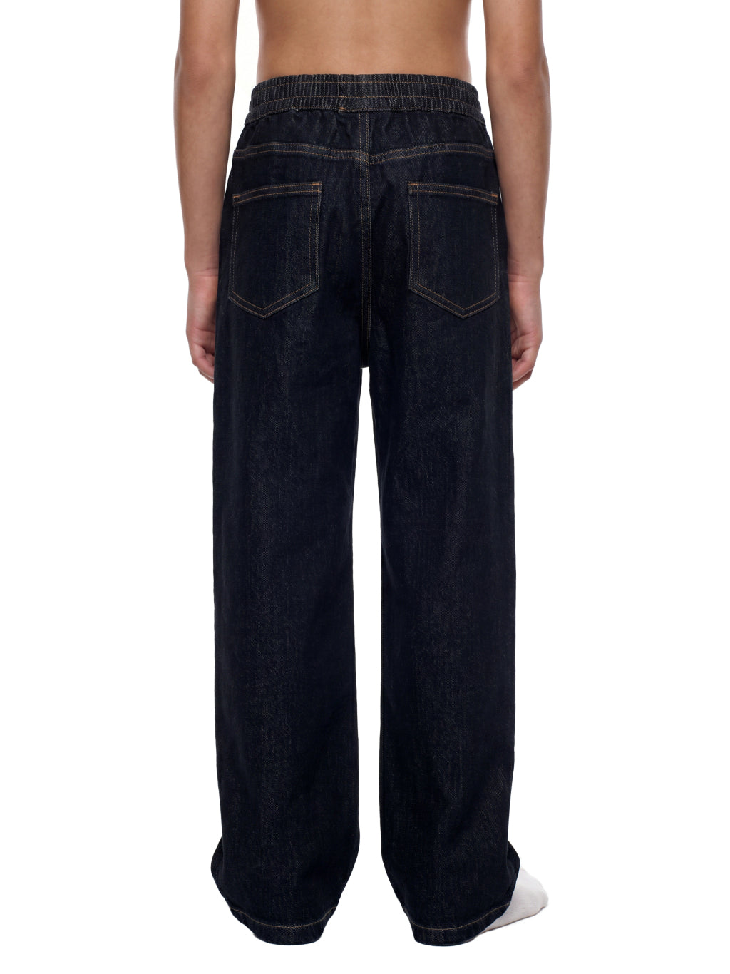 Faire | “Cursive” | Kid’s Unisex Straight Leg Elastic Waist Jeans