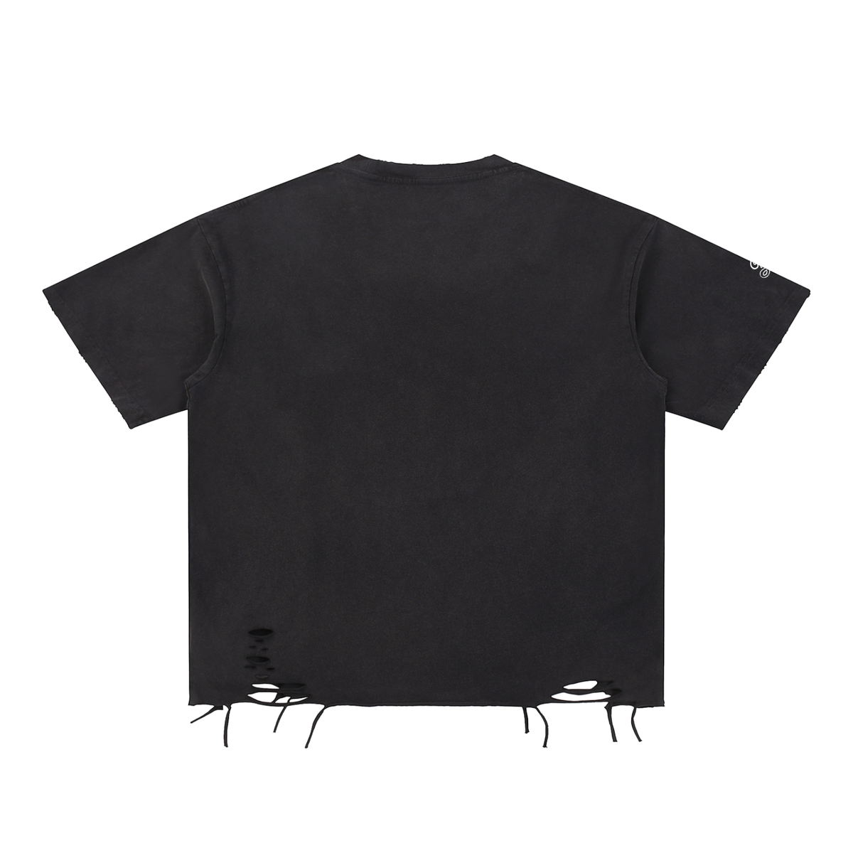 Faire | “Make art not war” | Snow Washed Raw-Hem Tee
