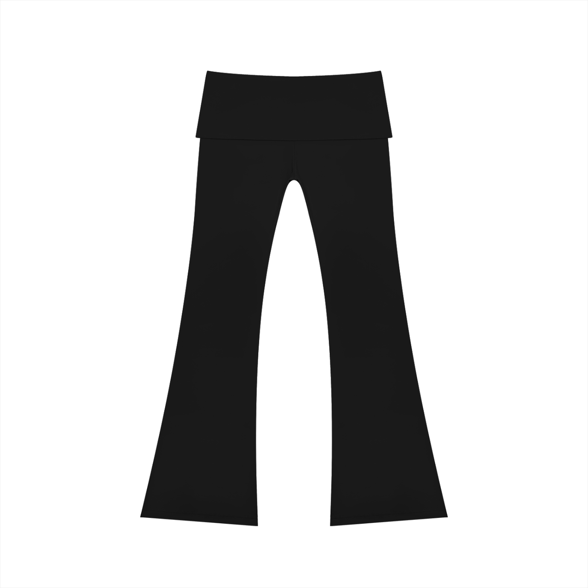 Faire | “Cursive” | Women's High Rise Flared Yoga Pants