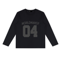 Stealth grey n Blk | “WORLDMAKER 04” | Long Sleeve