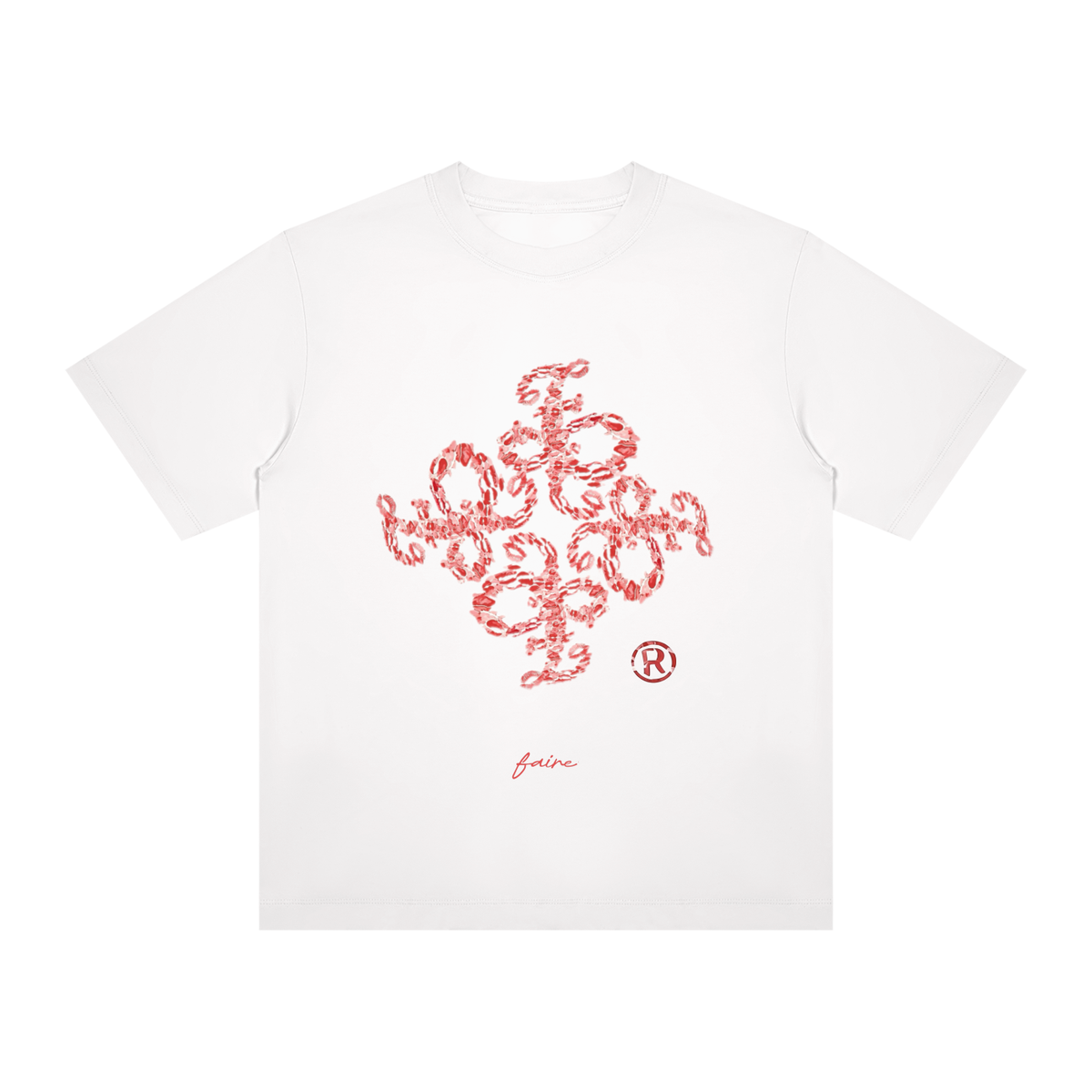 Faire | “Mwa” Rouge | Unisex Regular Crewneck Tee