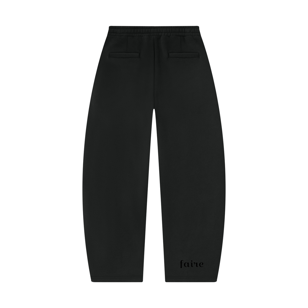 Faire | “F” | Unisex Barrel Leg Sweatpants