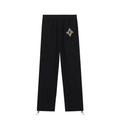 Faire | “Noire Et Apricot” | GLF Essential Drawstring Straight-Leg Sweatpants