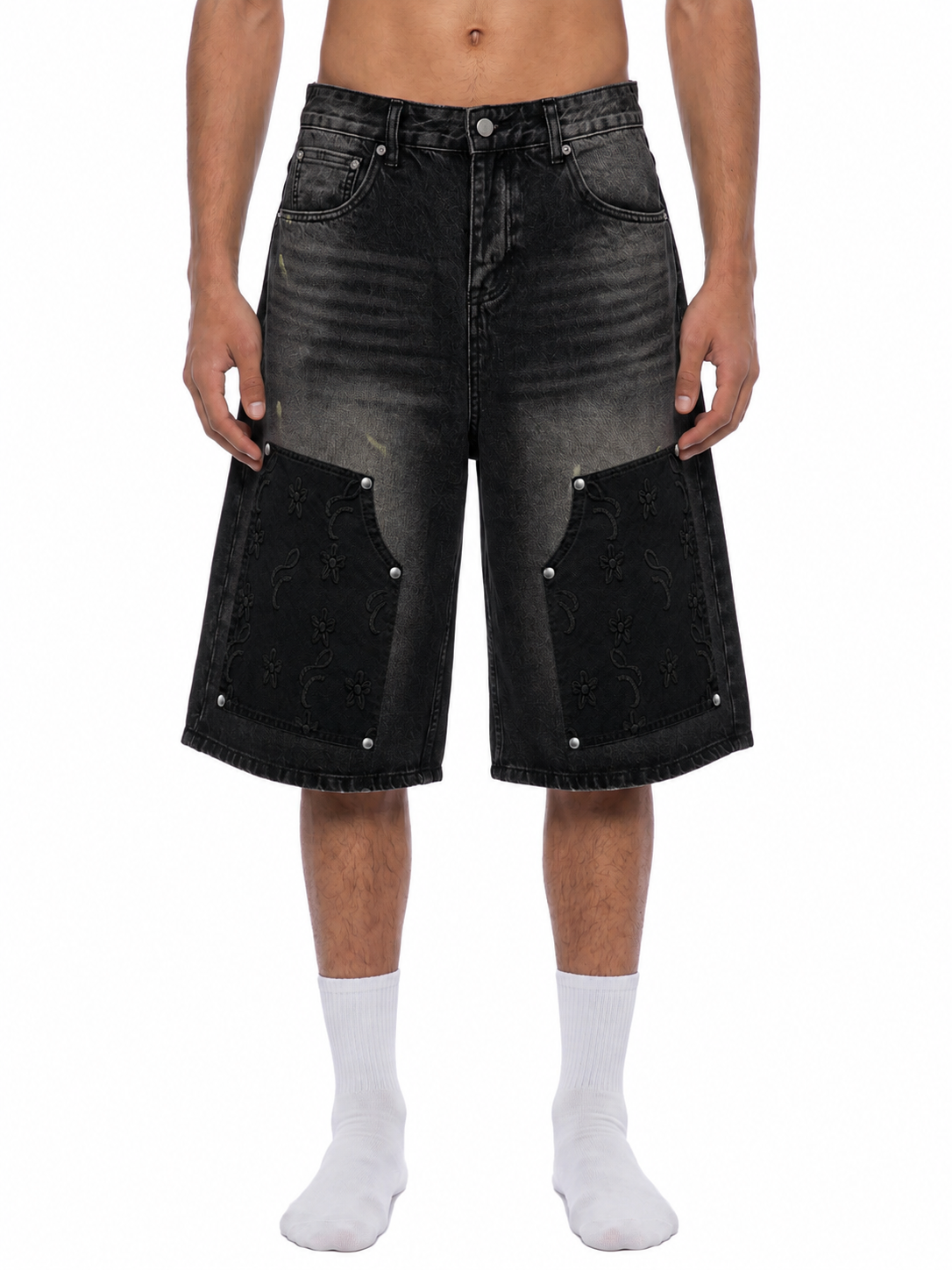 Faire | “Monogram” | Denim Carpenter Jorts
