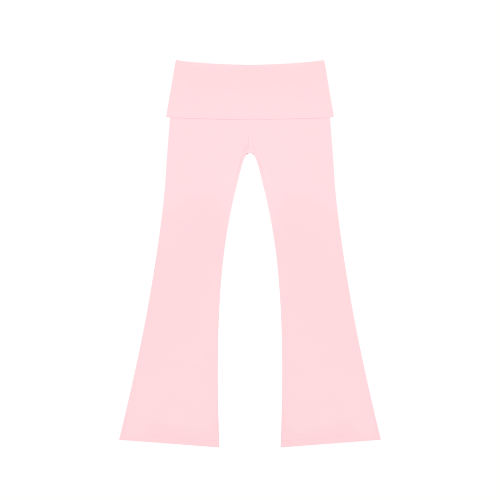 Faire | “Cursive” | Women's High Rise Flared Yoga Pants