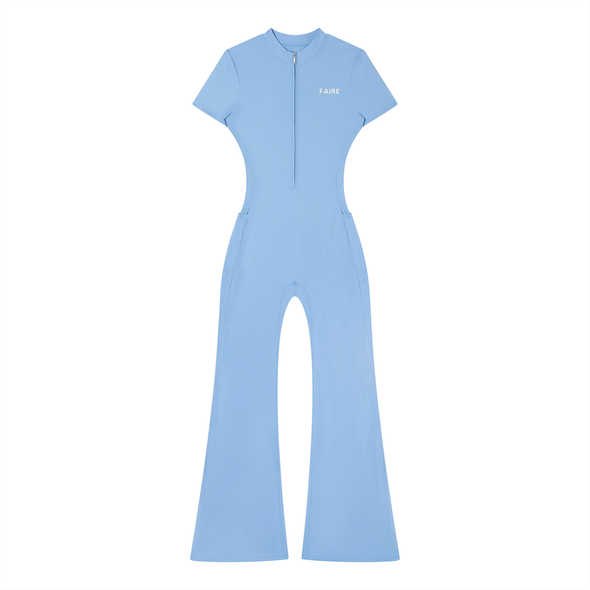 Faire | “Sleek” | Women’s Tight Flared Jumpsuit