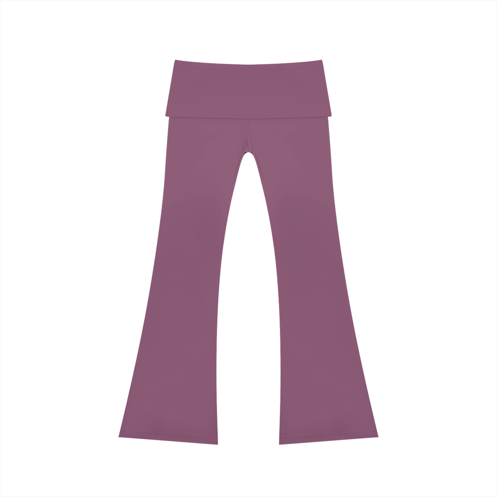 Faire | “Cursive” | Women's High Rise Flared Yoga Pants
