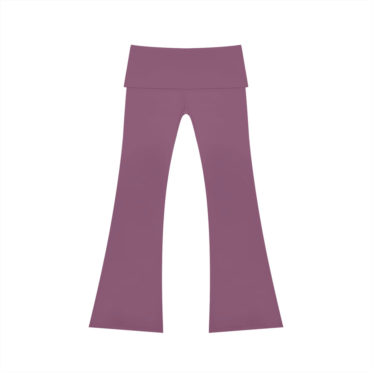 Faire | “Cursive” | Women's High Rise Flared Yoga Pants