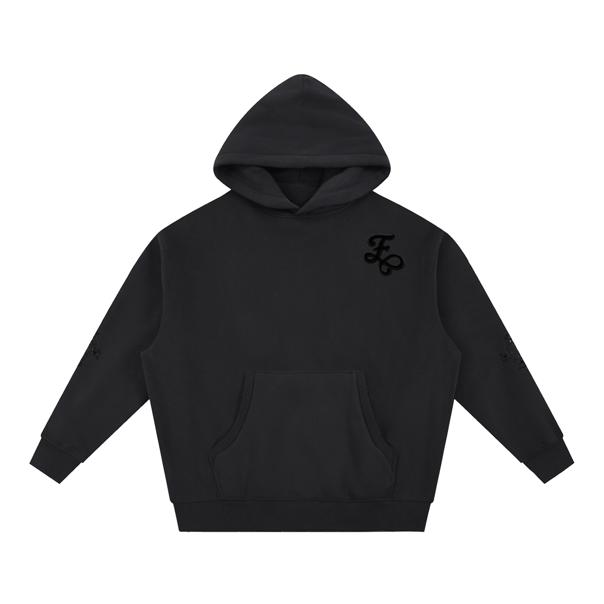 Faire | “F” | Oversized Boxy Fleece Hoodie