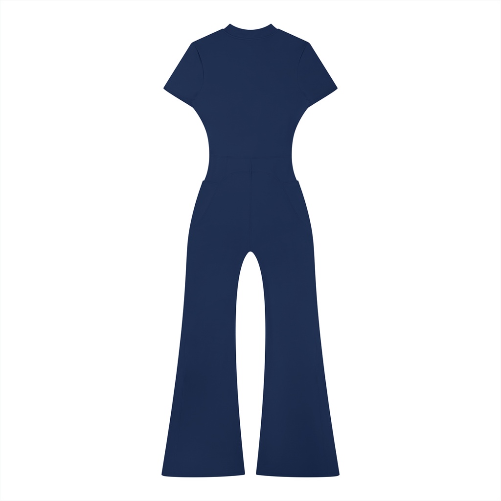Faire | “Sleek” | Women’s Tight Flared Jumpsuit