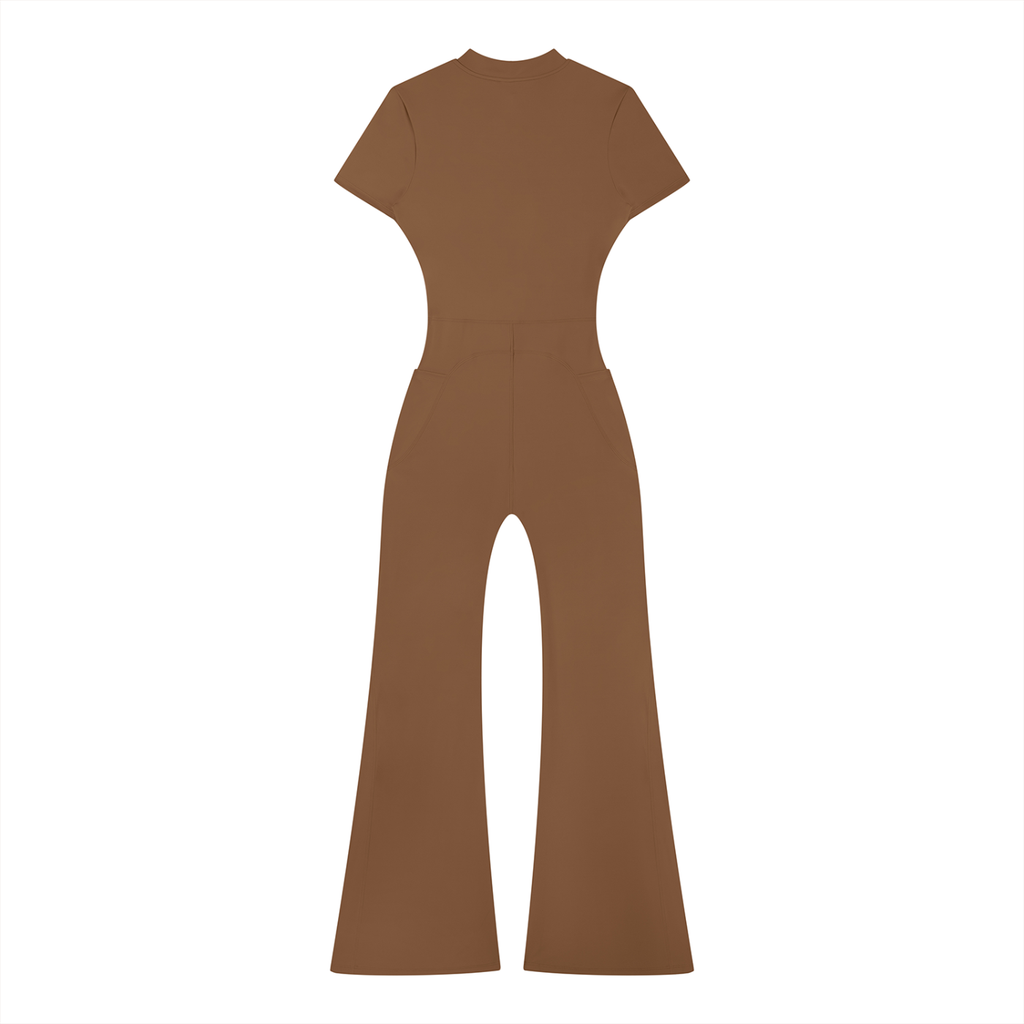 Faire | “Sleek” | Women’s Tight Flared Jumpsuit